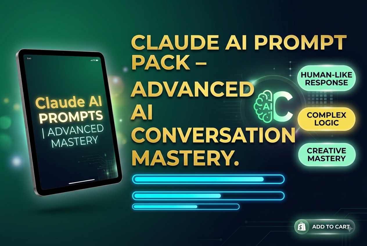 Claude AI Prompt Pack – Advanced AI Conversation Mastery