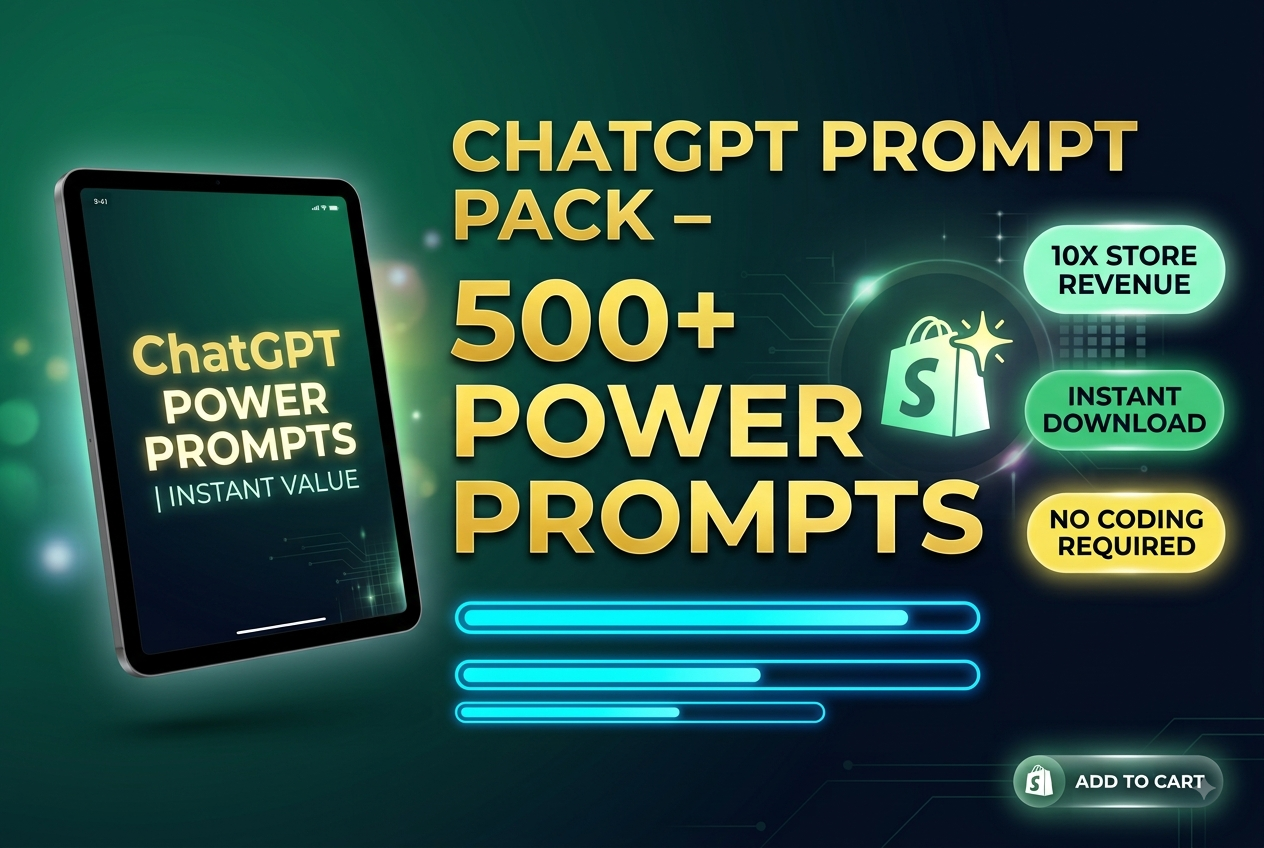 ChatGPT Prompt Pack – 500+ Power Prompts